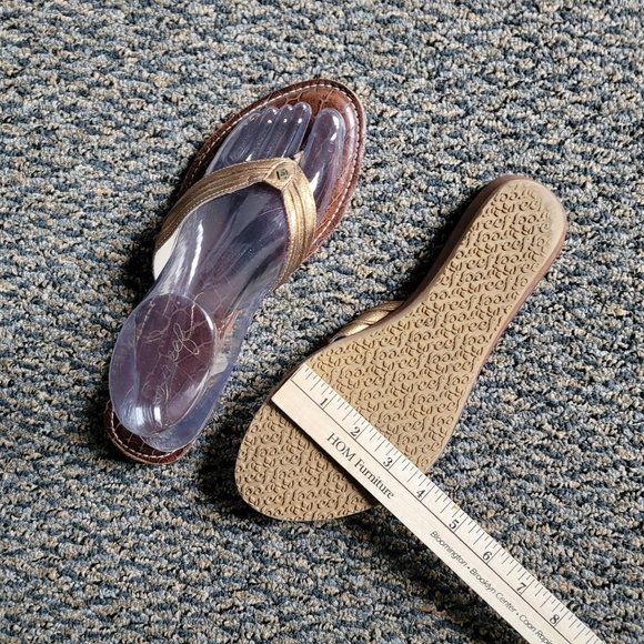 Gold Reef Cushion Thong Sandals Size 7.5 - Picture 13 of 14